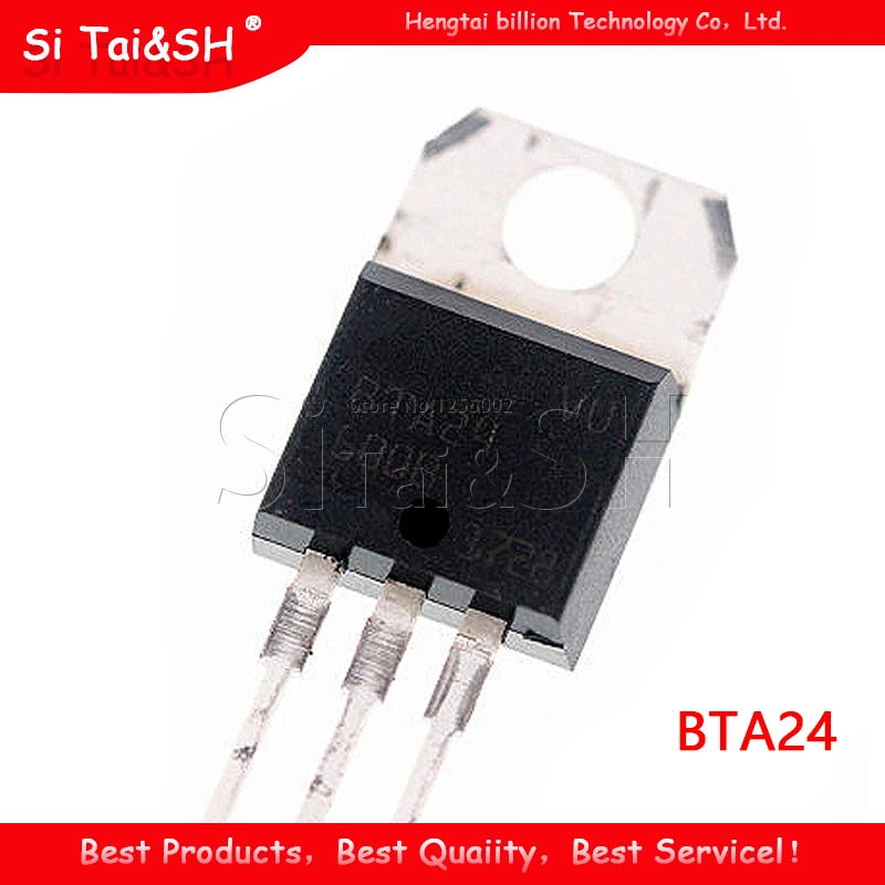 Assorted High-Power TRIACs and Voltage Regulators - 10 Piece TO-220 Package Set