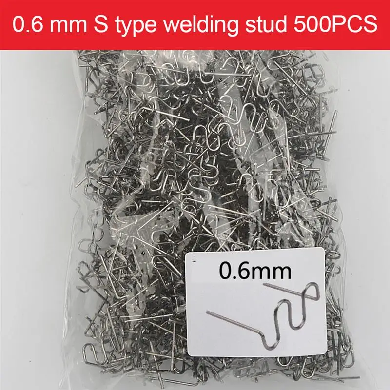 electric soldering iron kit 500pcs Hot Staples Plastic Welding Repair Machine 0.6/0.8mm Stainless Steel S/M/V/Wave For Car Tools Bumper Nylon Welding Tool soldering iron station