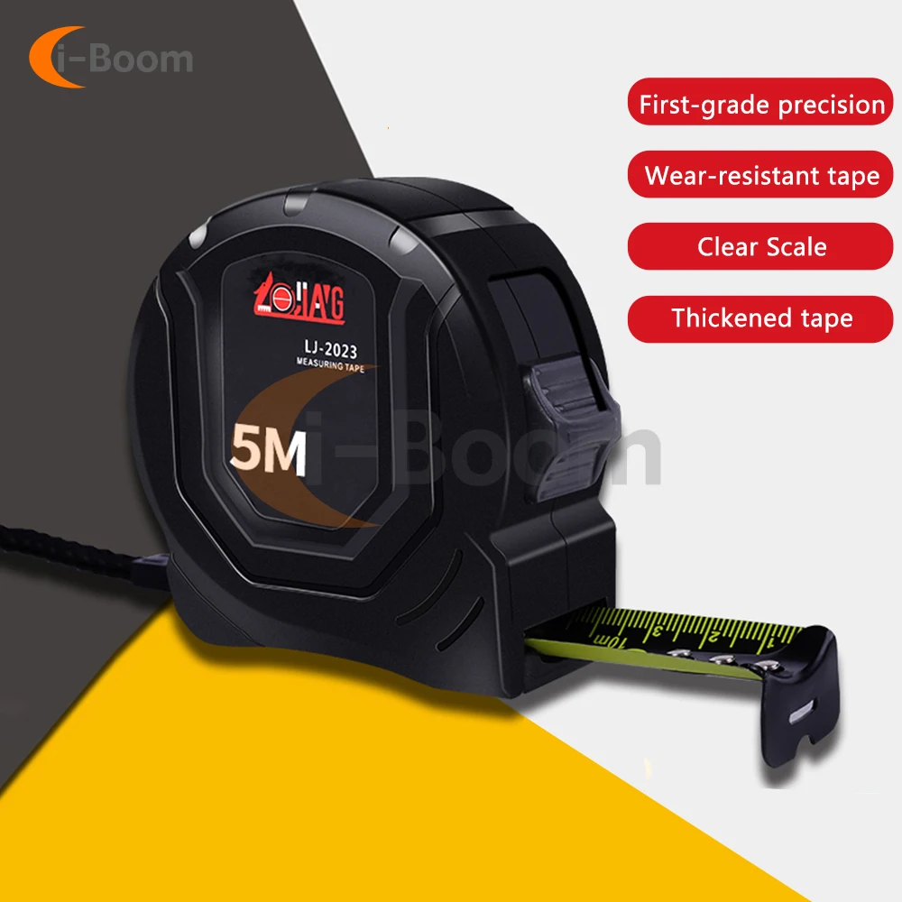 

5/10M Self Locking Tape Measure High-precision Laser Inkjet Code Ruler Fluorescent Tape Measure Measuring Tool Widened Meterrule