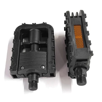 Pedale pieghevole per bicicletta Pedali per piattaforma per bicicletta antiscivolo con riflettore Accessori per la guida per veicoli elettrici per bici pieghevoli