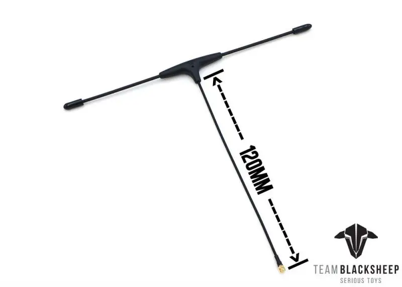 Antenne Immortal T V2 TBS 78/120/220mm u.FL pour FPV