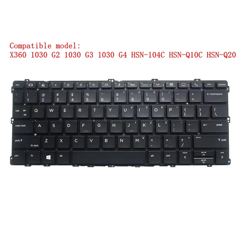 HP EliteBook x360 1030 G7 用　キーボード、 New HP EliteBook x360 1030 G7 1030 G8 Series Laptop Keyboard