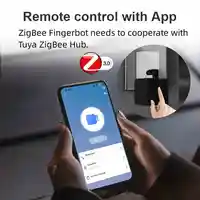New Zigbee Smart Fingerbot Plus Switch Button Pusher Touch Arms Fingerbot Tuya Smart Life Control Work with Alexa Google Alice - Image 5