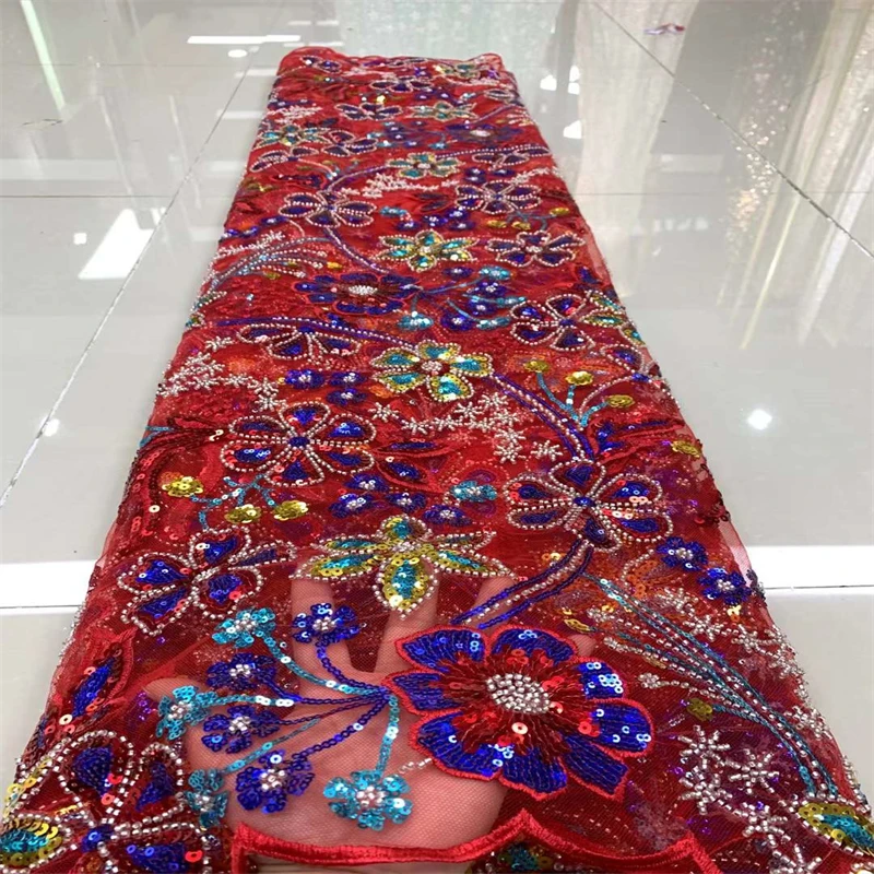 

Familiar 2022 African French Mesh Lace Embroidery Brocade Lace Nigerian Wedding Lace French Tulle Lace Fabric for Lady ZX82801