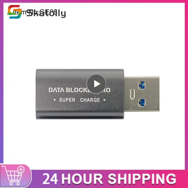 Buona Dissipazione Del Calore Usb Data Blocker Rose Powder Usb Blocker Spazzola Antifurto Plug And Play Convertitore Usb Resistenza All'Usura Oro