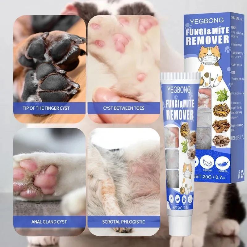 Yegbong dog skin anti-itching cat and cat pet healing ointment pet ointment ringworm external care