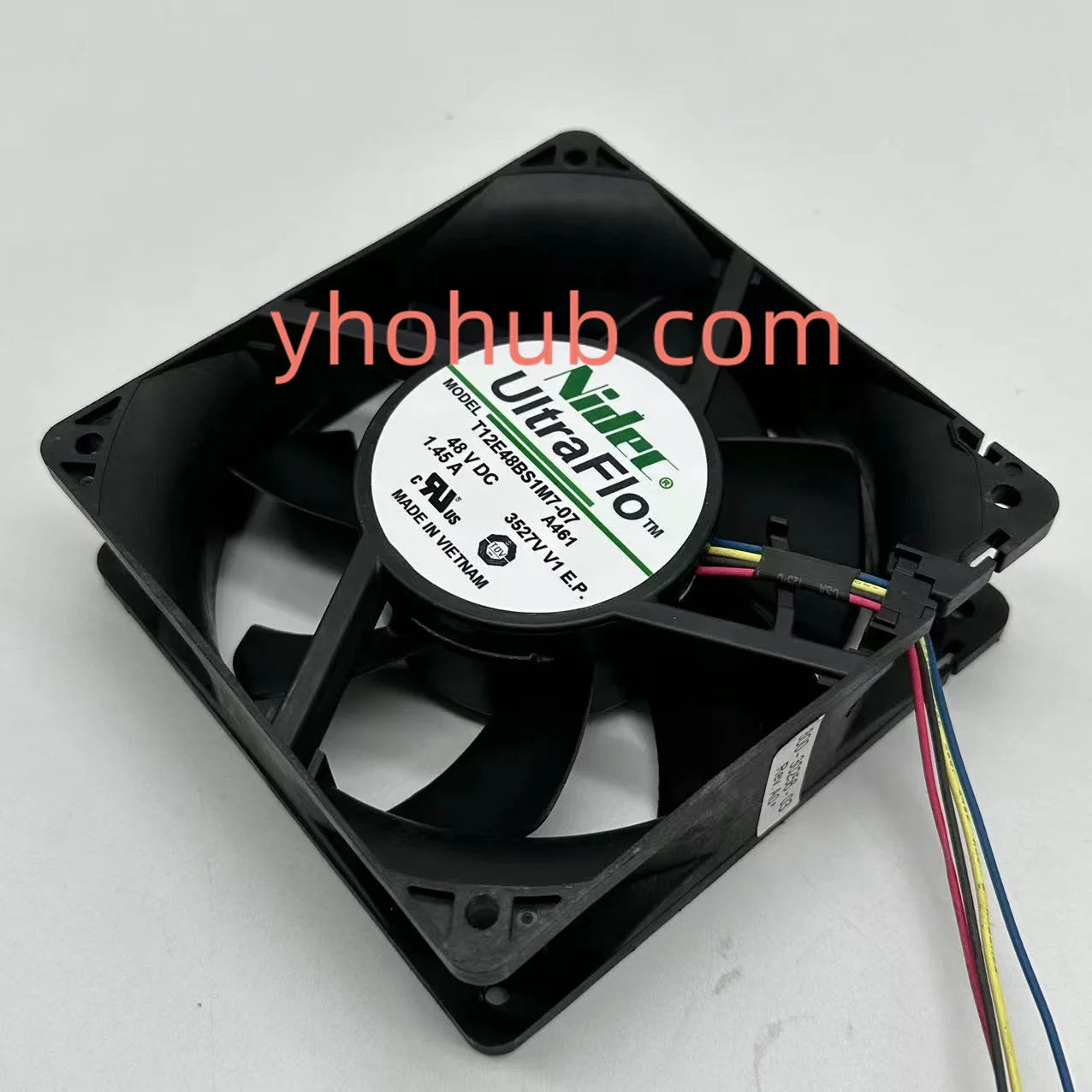 Ventilador de Refrigeração do Servidor Nidec 4-wire T12e48bs1m707 A461 A454 dc 48v 1.45a 120x120x38 mm