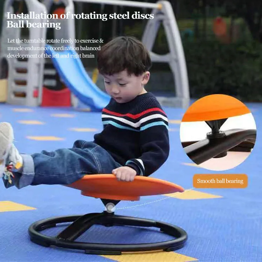 

Children Circular Rotating Disc Teaching Toy Sensory Training Equipment Vestibular Balance Seat Home Large Swivel Chairs Toys