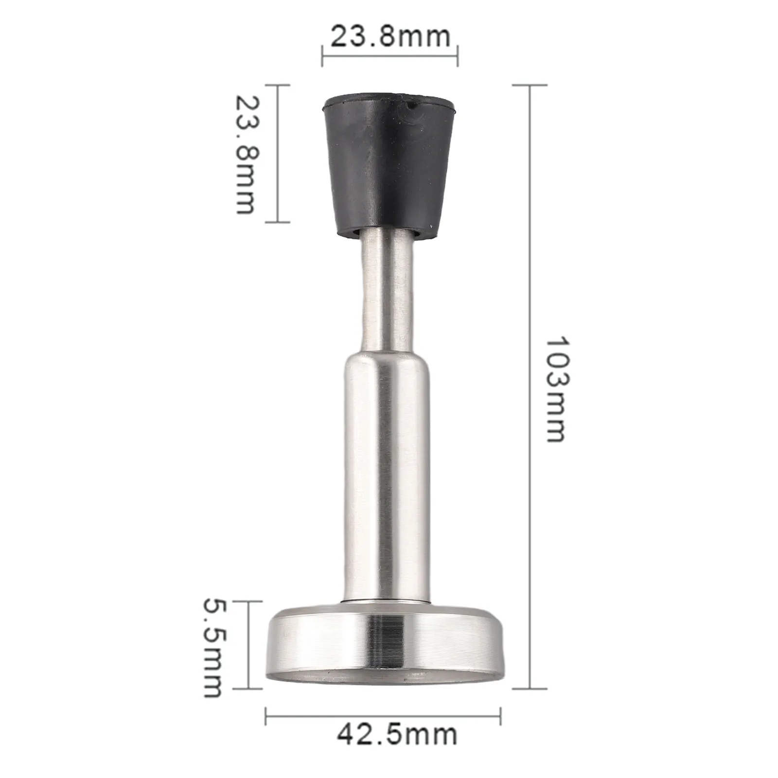 2 Installation Options Anti Collision Doorstop Adhesive Door Stopper Stylish Home Decor Anti-collision Rubber Damage Prevention