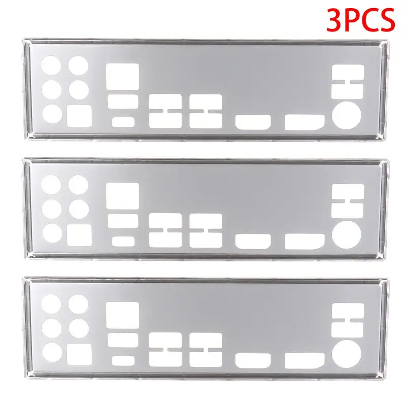 1/3/5PCS IO I/O 쉴드 백 플레이트 B450M 스틸 레전드, B450 스틸 레전드용 스테인레스 스틸 백 플레이트 블렌드 브래킷