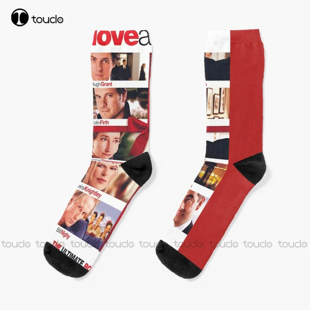 

Love Actually Film Socks Dance Socks Unisex Adult Teen Youth Socks Christmas Gift Custom Hd High Quality 360° Digital Print Sock