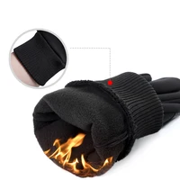 Waterproof Windproof Thermal Adding Velvet Touchscreen Anti Slip Bicycle Cycling Sports Bike Outdoor Player Field Soccer Gloves 2