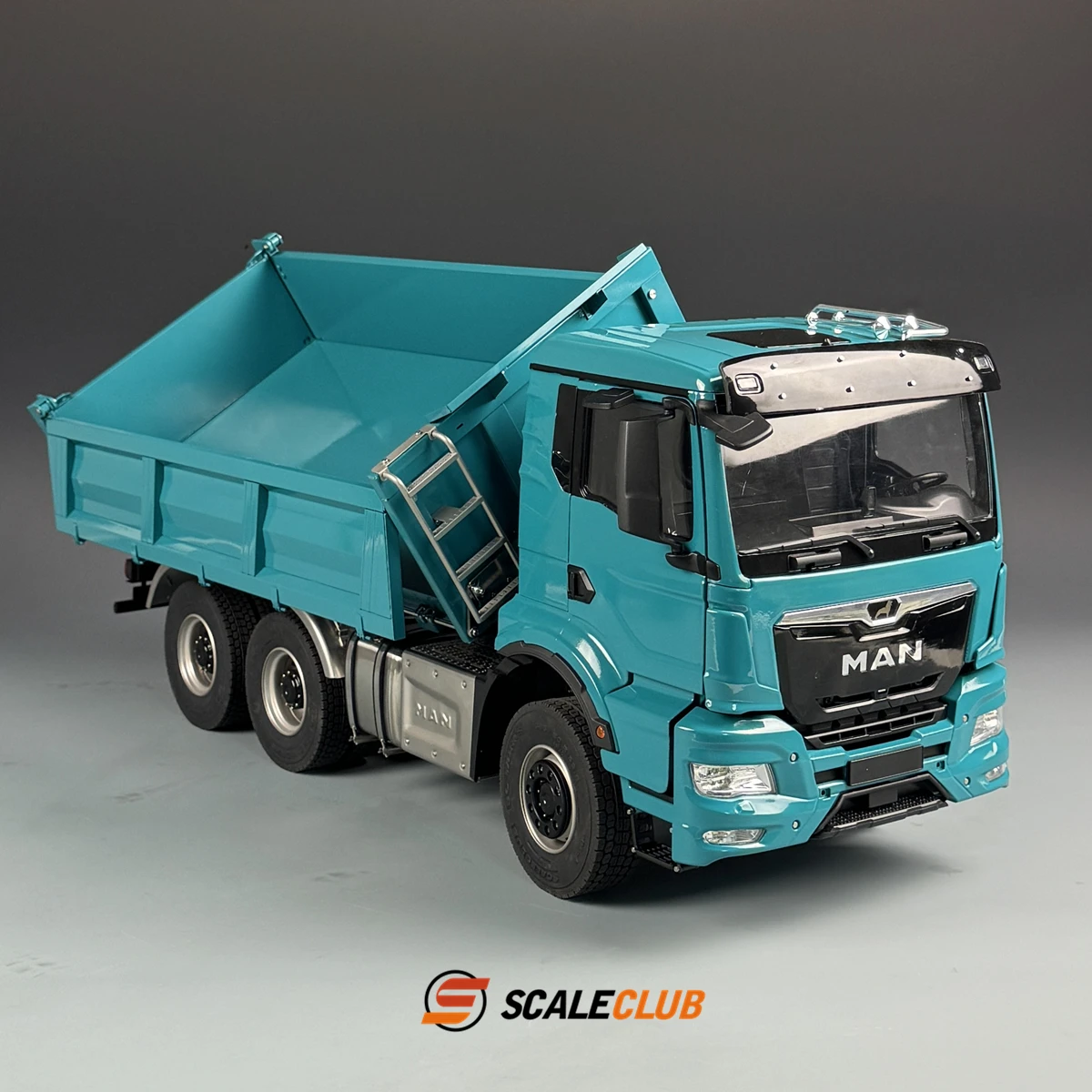 NEW 1/14 MAN TGS mud truck three-way hydraulic dump truck full metal remote control truck model toy 5