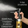 200/300/500ml Oil Spray for Kitchen Oil Nebulizer Dispenser Spray Oil Sprayer Airfryer BBQ Camping Olive OilDiffuser Cooking 2