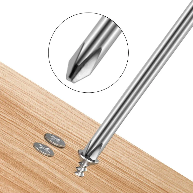 1Pc Mini Black Handle Cross Slotted Simple Screwdriver 4mm Screwdriver Furniture Toy Home Appliance Disassembly Maintenance Tool