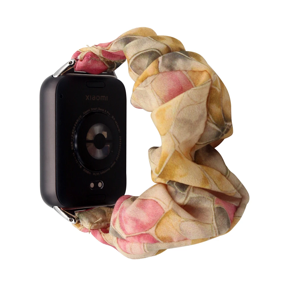 Elastic Dressy Bracelet for Smartwatch - Stylish Scrunchie Stretchy Watchband for Women
