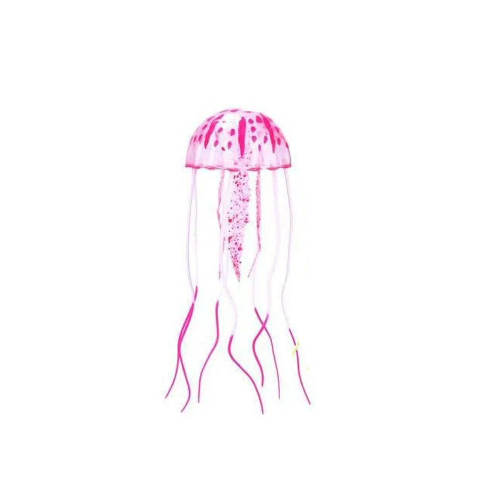 Fish Tank Fluorescent Glowing Beauty Artificial Fake Jellyfish Ornament Aquarium fish aquarium