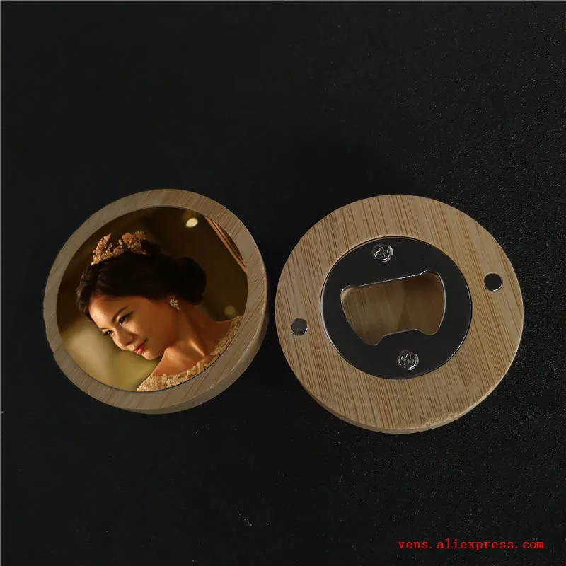 

Чистый бамбуковый Открыватель для бутылок с сублимационной печатью, чистые расходные материалы для ювелирных изделий, 15 шт./лот