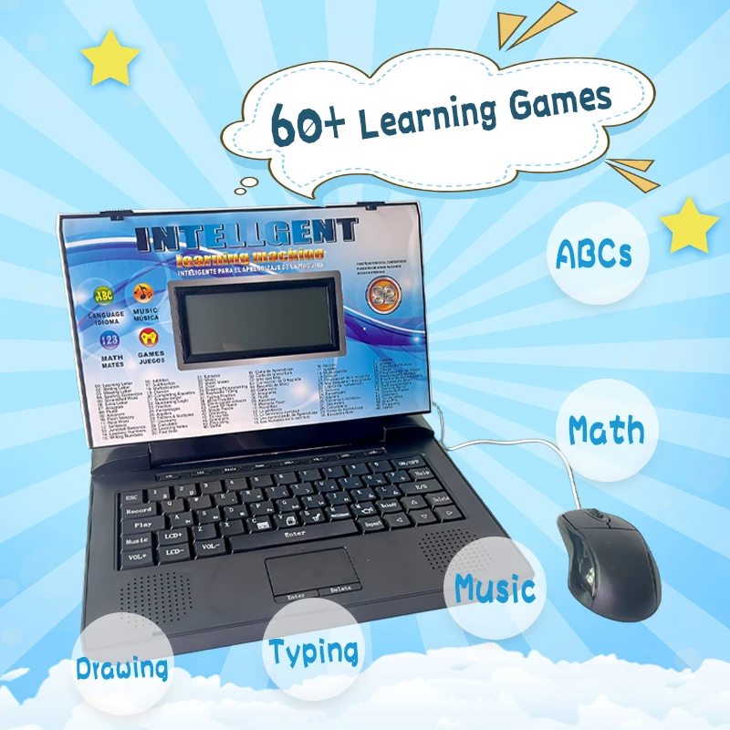 Kids' Educational Laptop Toy (Ages 3+) – 60+ Learning Games 2