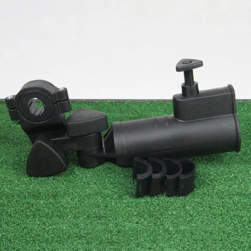 Golf Umbrella Holder Adjustable Stand Attachment Cart For Golf Push Cart Handle