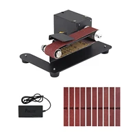 250W Mini Belt Sander Electric Bench Grinder Sanding Machine 7 Speed Adjustable Control Small Grinder Sharpener Polisher Machine 1