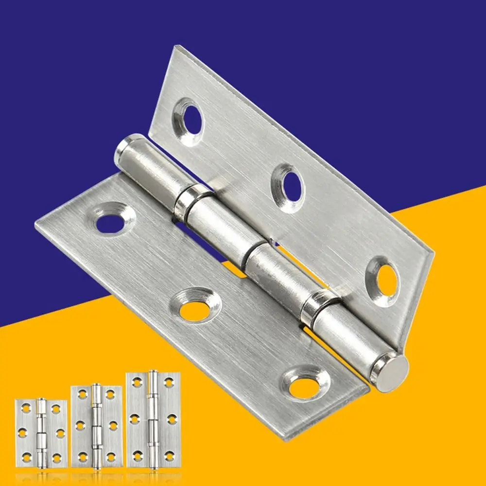 Stainless Steel Hinges Door Hinges 1Pair/2Pcs Window Accessories Door Hinges 270 Degree with Screws Cross Hinge Stainless Steel Mute Silience Furniture Hardware