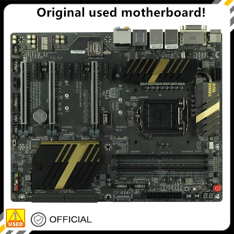 Per Ga-Z170X-Ud5 Z170X-Ud5 Originale Usato Desktop Intel Z170 64Gb Ddr4 Scheda Madre Lga 1151 I7/I5/I3 Usb3.0 Sata3