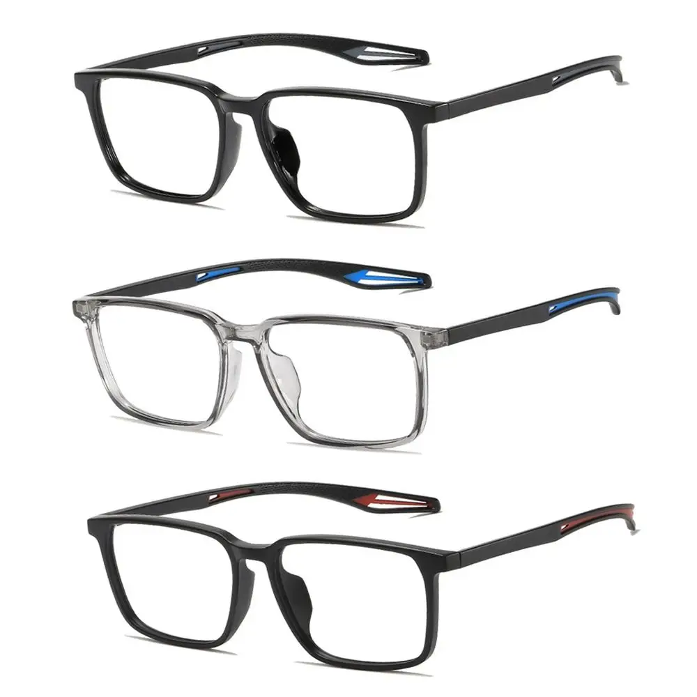 

New TR90 Ultralight Sport Reading Glasses Blue Light Blocking Presbyopia Eyeglasses Men Women Square Large Frame Optical Eyewear