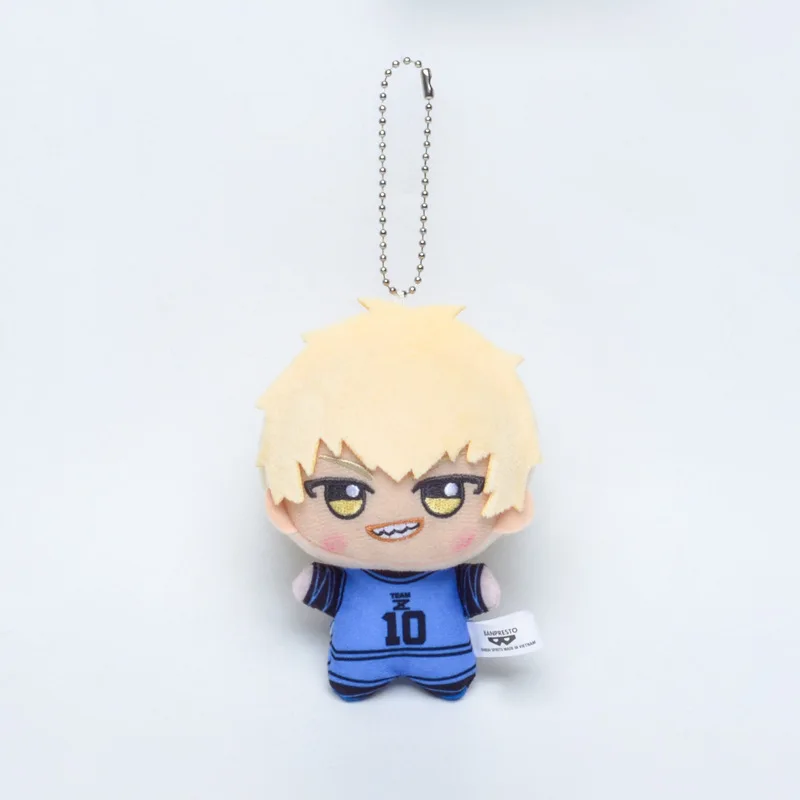 thumbnail image 1 of 10cm New Blue Lock Plush Pendant KeyChain Isagi Yoichi Nagi Seishiro Mikage Reo Rin Itoshi Itoshi Sae Action Doll Toy Bag Gift, 1 of 5