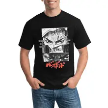 

Miyamoto Musashi Vagabond T Shirt Swordsman Eyes Anime Cute 100 Cotton T-Shirt Plus size Graphic Tee Shirt Man