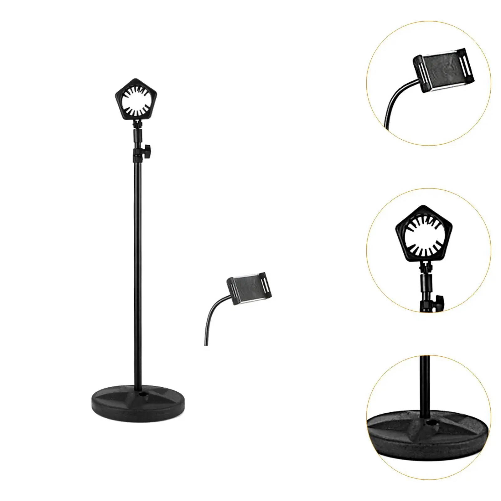 Lazy Hair Dryer Stand Hands Free Rack for Pet Hair Dryer Adjustable Height for Children Daily Use Pet Grooming Bathroom Salon