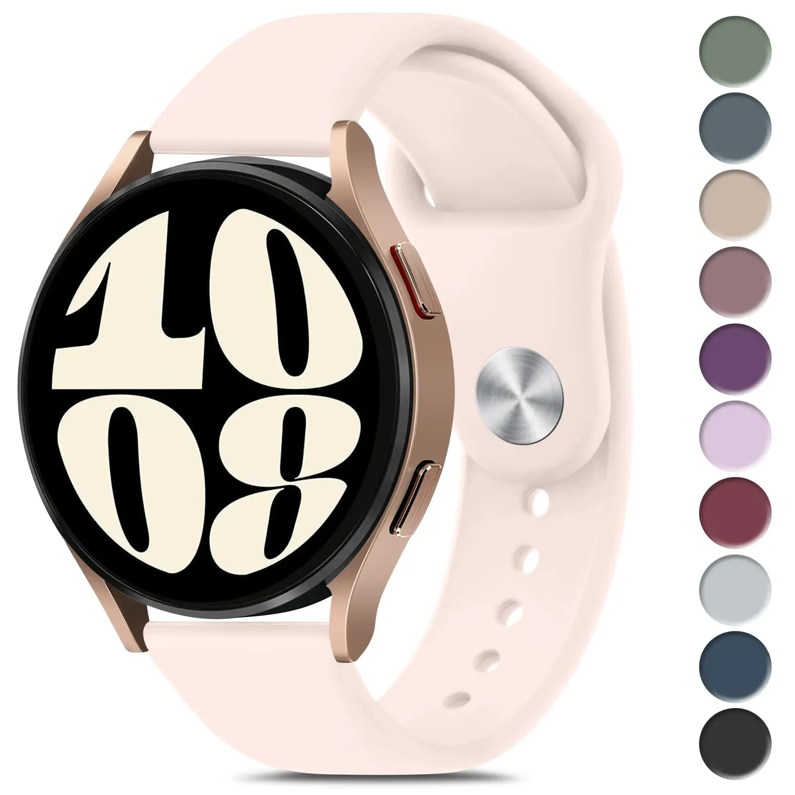 Silicone Sports Strap - 20mm/22mm Universal Wristband Bracelet