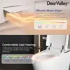 Smart Bidet Toilet, One Piece Toilet Quiet-Closed Heated Seat Sensor, Auto Close/Open, Foot Kick & Blackout Flush, Warm Wash 4