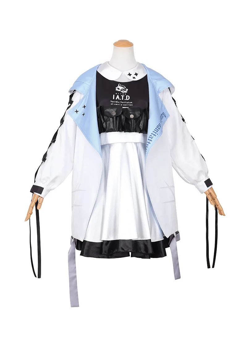 Blue Archive: Hakari Atsuko | White Cosplay Costume Set 21 Blue Archive Hakari Cosplay Costume for Women (Unofficial)