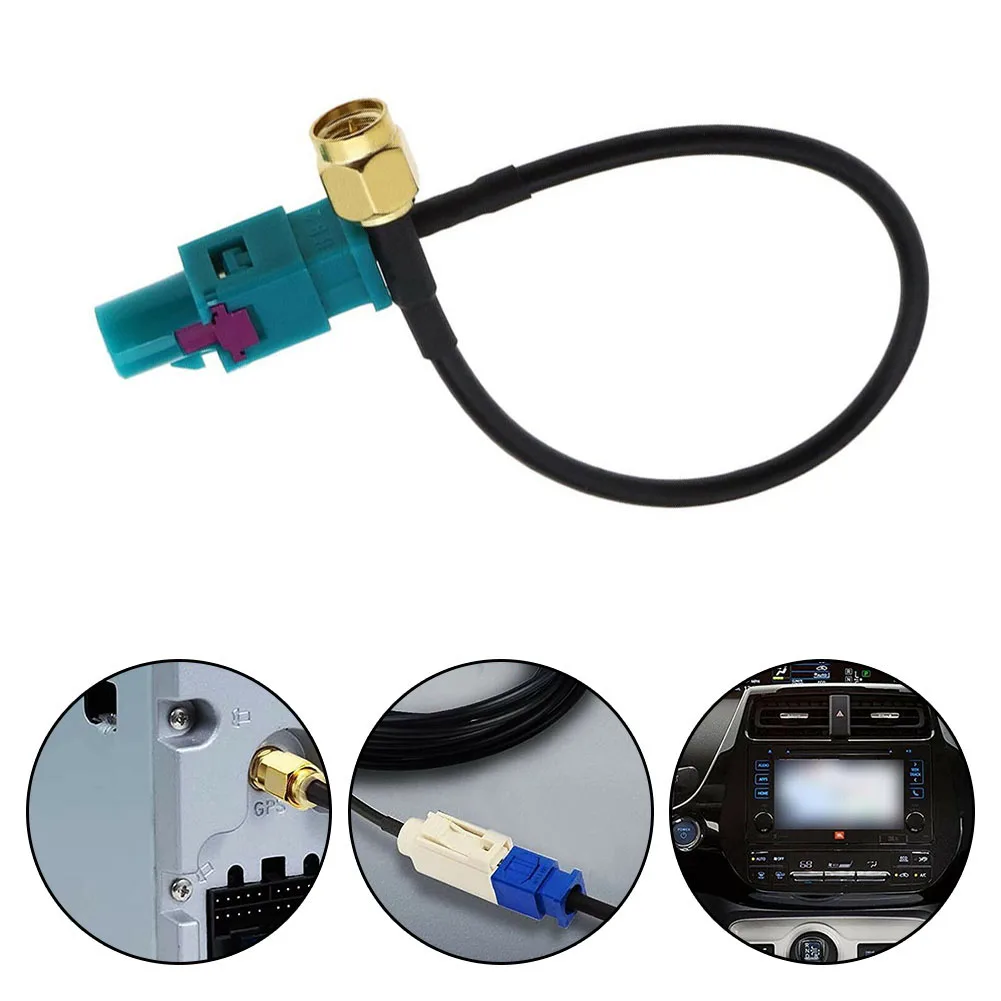 RG174 15 cm Universal Antenne Adapter Kabel Fakra-Z Stecker Auf SMA Stecker Für GSM GPS DAB FM AM stereo Radio Antenne – Detail 2