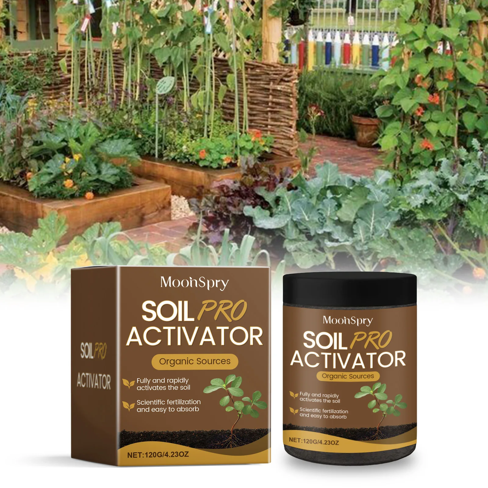 Organic Nutrition Soil Growth Powder Root Growth and Seedling Growth ...