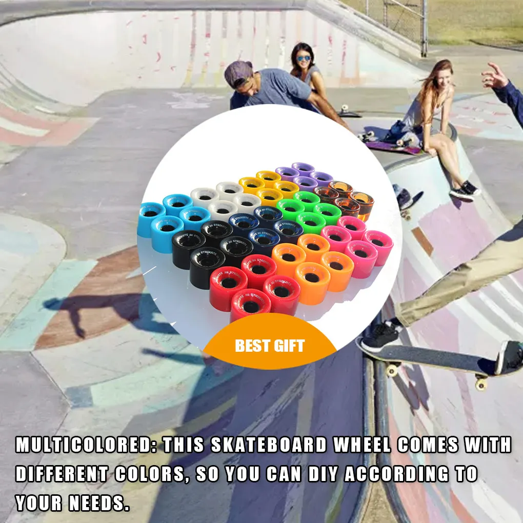 

Pack of 4 Skateboard Wheel Skate Motion Longboard Wheels Skate Motion