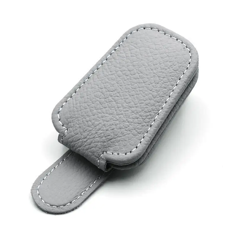 Magnetic Leather Sunglasses & Ticket Holder