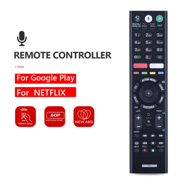 Remote Control With Voice Control for Sony TV RMF-TX310E TX300A TX300E  TX300U TX200A TX200E TX201E