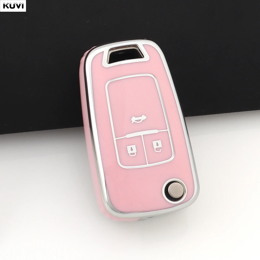 Premium TPU Car Key Case Cover – 3/4 Button Protection