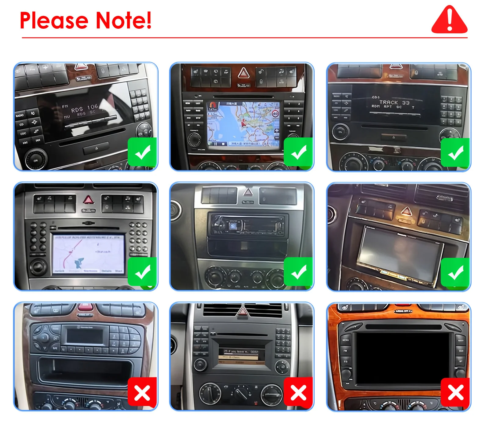 AURAAI 8+256G Android Auto-Intelligent-Bildschirm für Mercedes Benz C/CLC W203 G-Klasse W463 CLK W209 Carplay ADAS 360-Kamera GPS Stereo – Detail 3