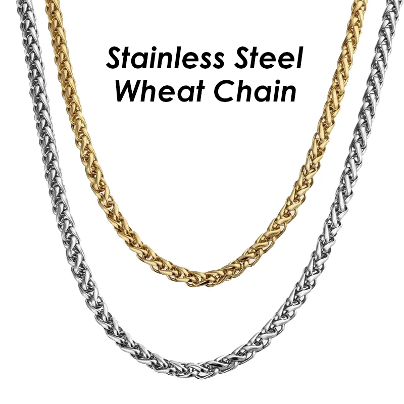 Black Gold Chain Necklace Men | Black Stainless Chain Men | Stainless Steel  Necklace - Necklace - Aliexpress