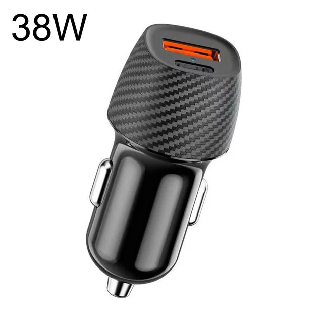 10*5*5cm Dual Port Charger Dual Port Compact Car Charger 1A Current Compact Design Compatible With Smartphones 2