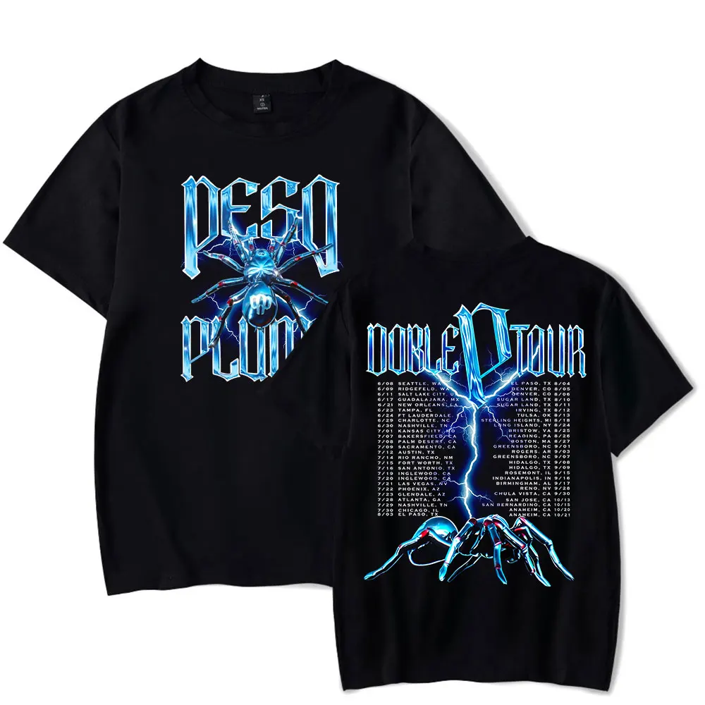 

Peso Pluma Tarantula Tour T-Shirt Doble P Rapper Merch Print Tee Unisex Fashion Funny Casual Short Sleeve