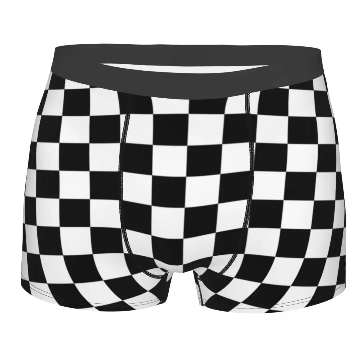 best boxers for men Men's Ska Underwear Stripes Pattern Geometric Striped Humor Boxer Shorts Panties Homme Polyester Underpants Plus Size mens boxers with pouch Boxers