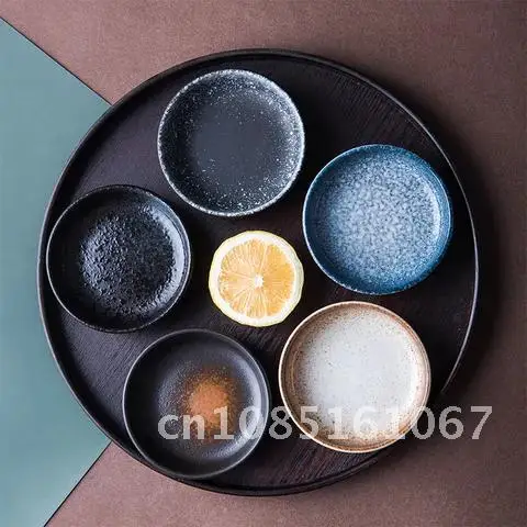 

Ceramic Plate Small Dish Plates Saucer Seasoning hot Sauce Dish cup Butter mustard Sushi Vinegar Soy Dishes Kitchen Porcelain
