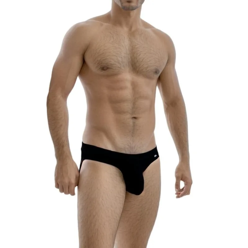 

Underwear Mens Briefs U-Convex Pouch Breathable Moisture-Wicking Low Waist Sexy Underwear for Men 2pcs