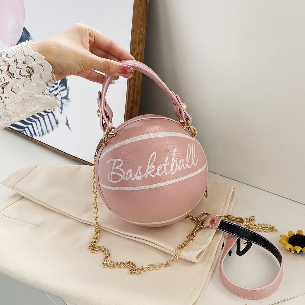 Personality INS Fashion Women Ball Bag Soft PU Leather Round