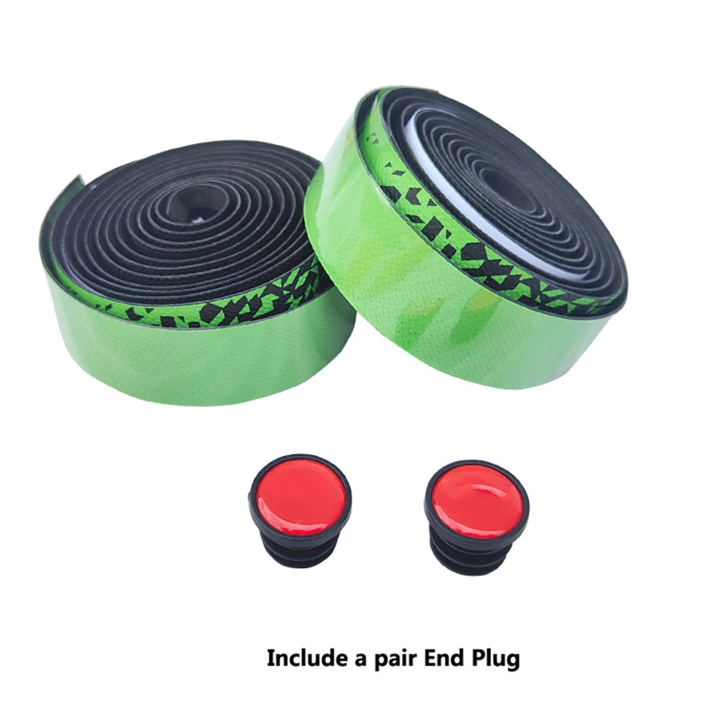 700C Road Bike Handlebar Tape Anti-slip Shock Handle Bar Tape With Plugs Curved Handlebar For Road Bike Racket Fishing Rod