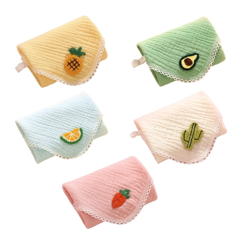 

Muslin Towel Soft Wash Cloth Sweat Towel Burp Cloths Infants Multifunctional Bib